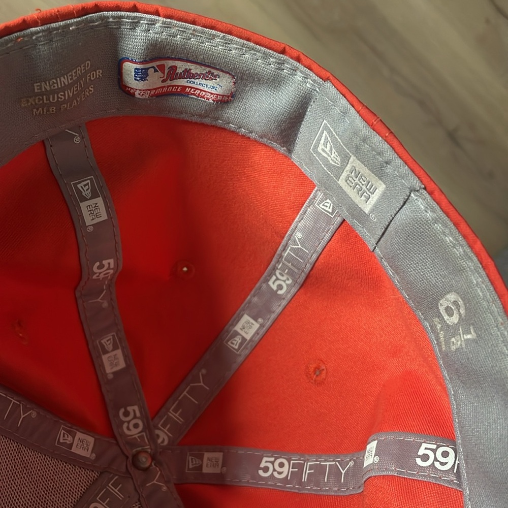 Detroit Tigers 2018‎ Florida Spring Training Hat. Orange. Signs of Wear. 6 7/8 - Picture 7 of 7